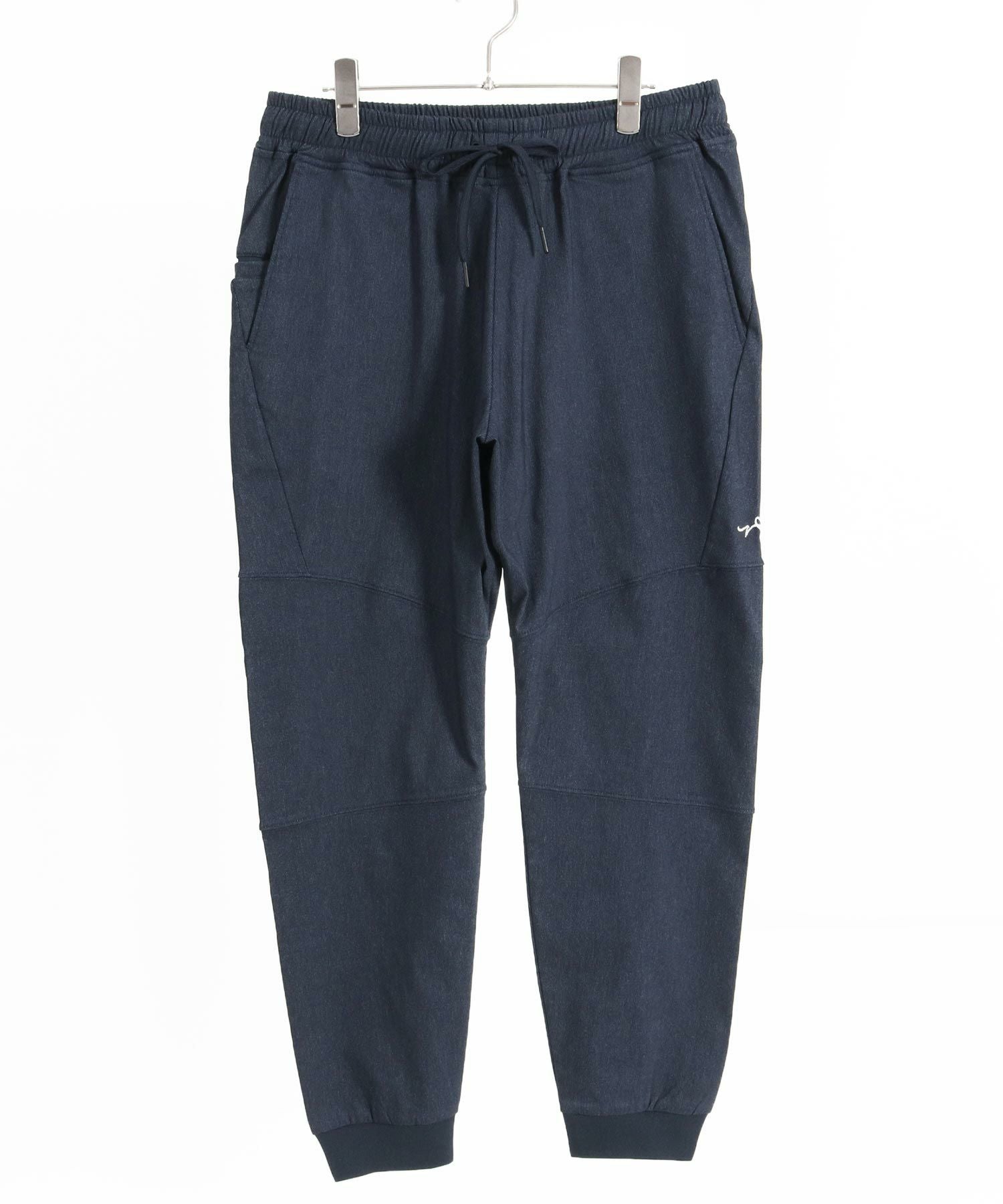 ストレッチデニム/ジョガーパンツ(裏起毛)