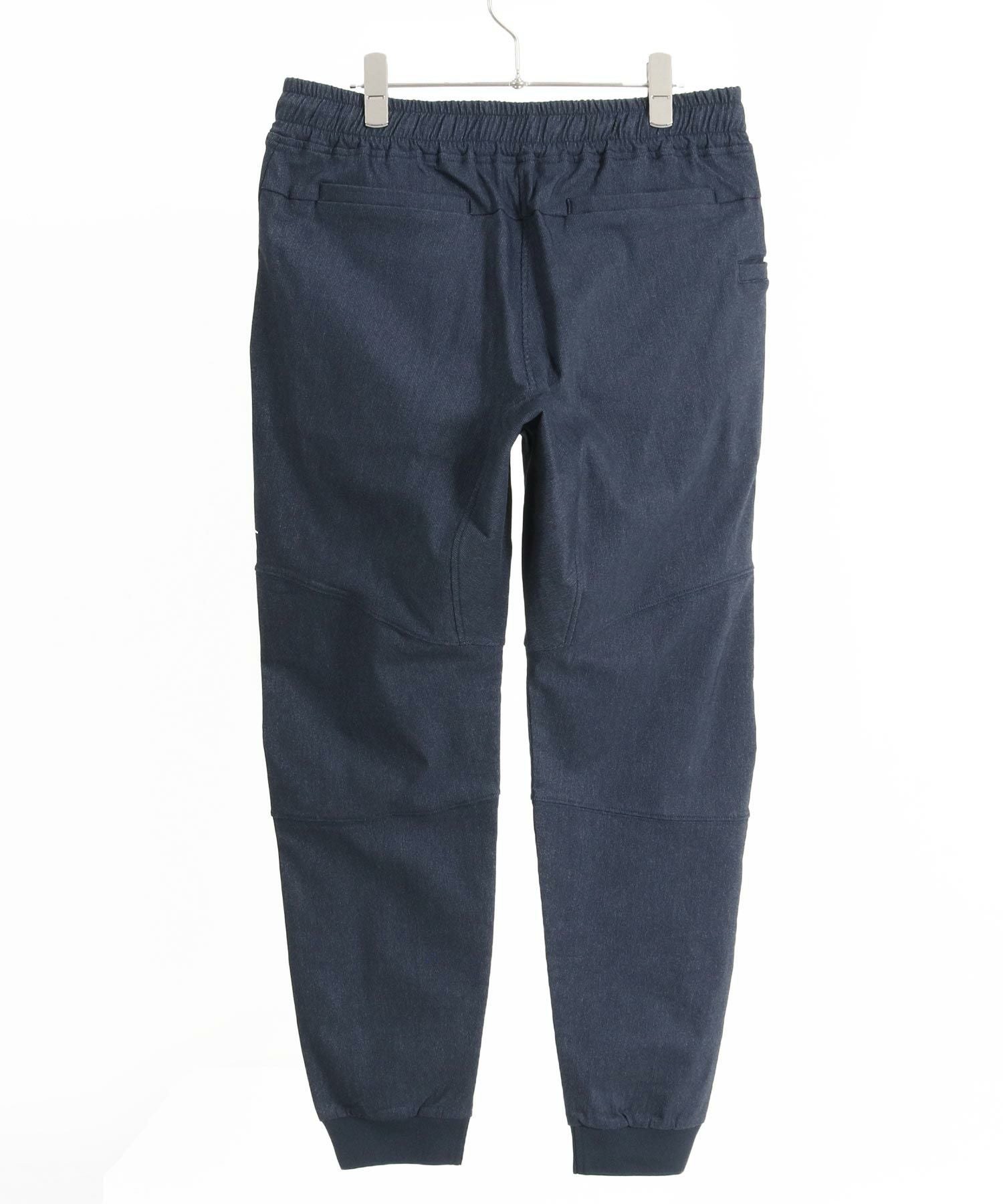 ストレッチデニム/ジョガーパンツ(裏起毛)