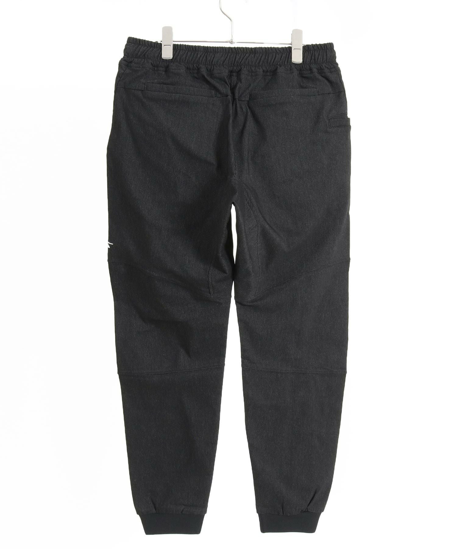 ストレッチデニム/ジョガーパンツ(裏起毛)