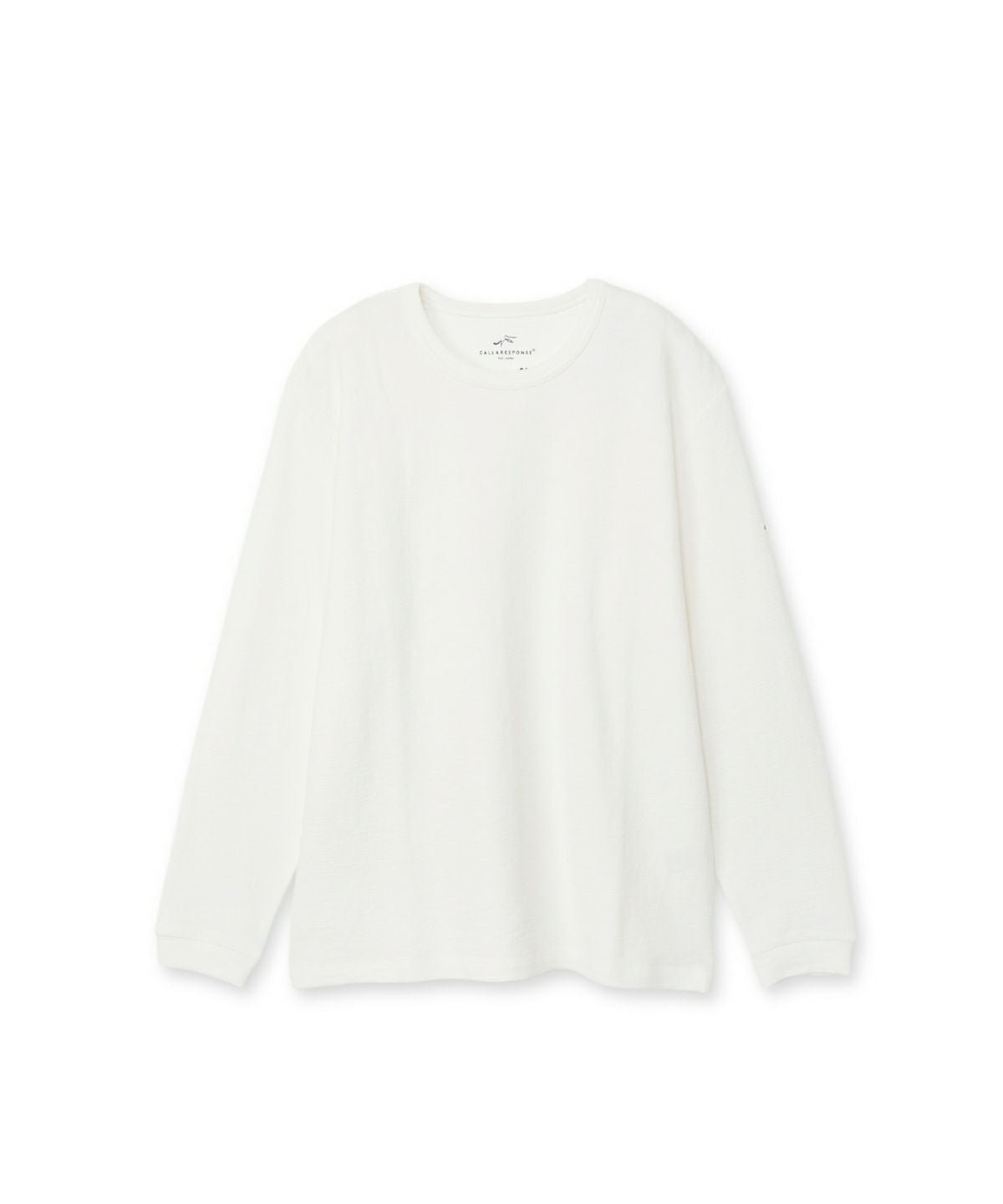 メランジ/クルーネック長袖Tシャツ