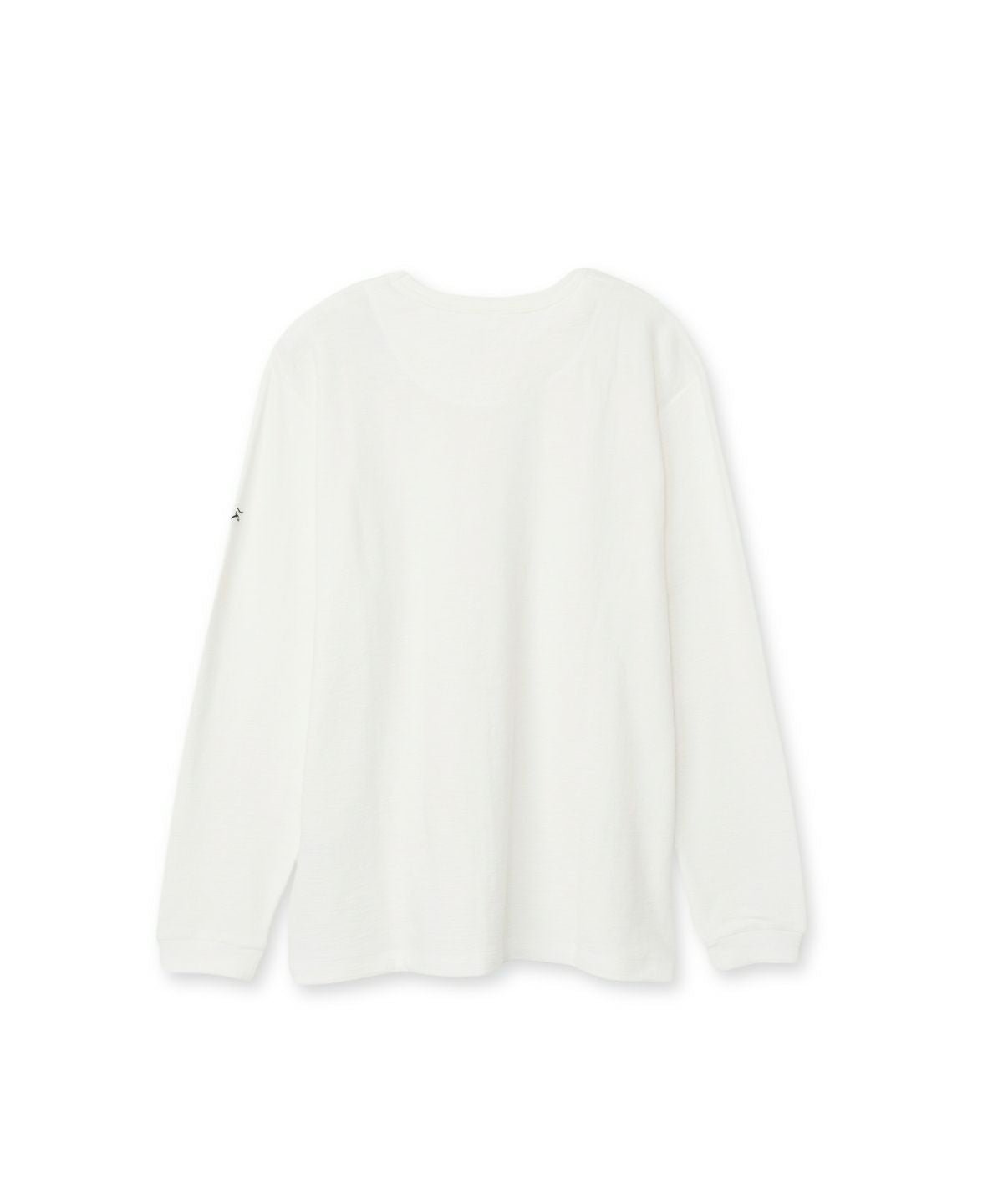 メランジ/クルーネック長袖Tシャツ