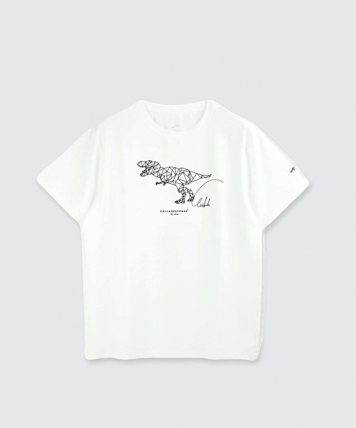 プリント半袖Tシャツ(ティラノサウルス/ジオメトリック)