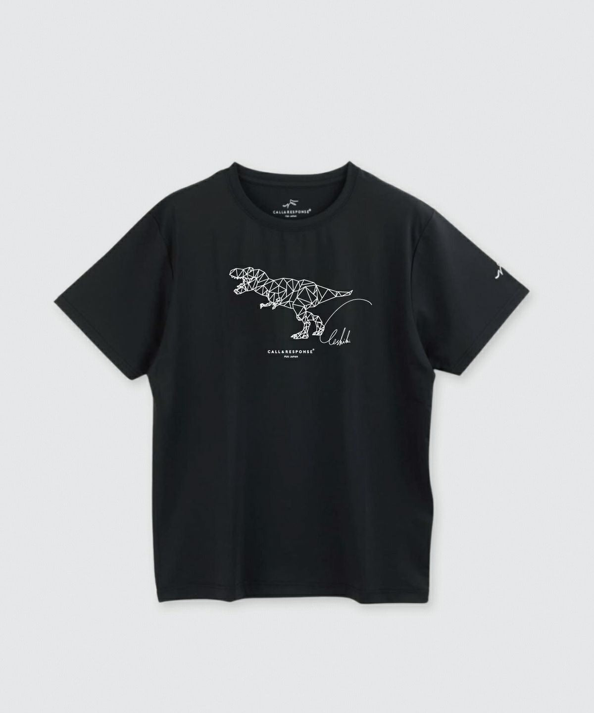 プリント半袖Tシャツ(ティラノサウルス/ジオメトリック)