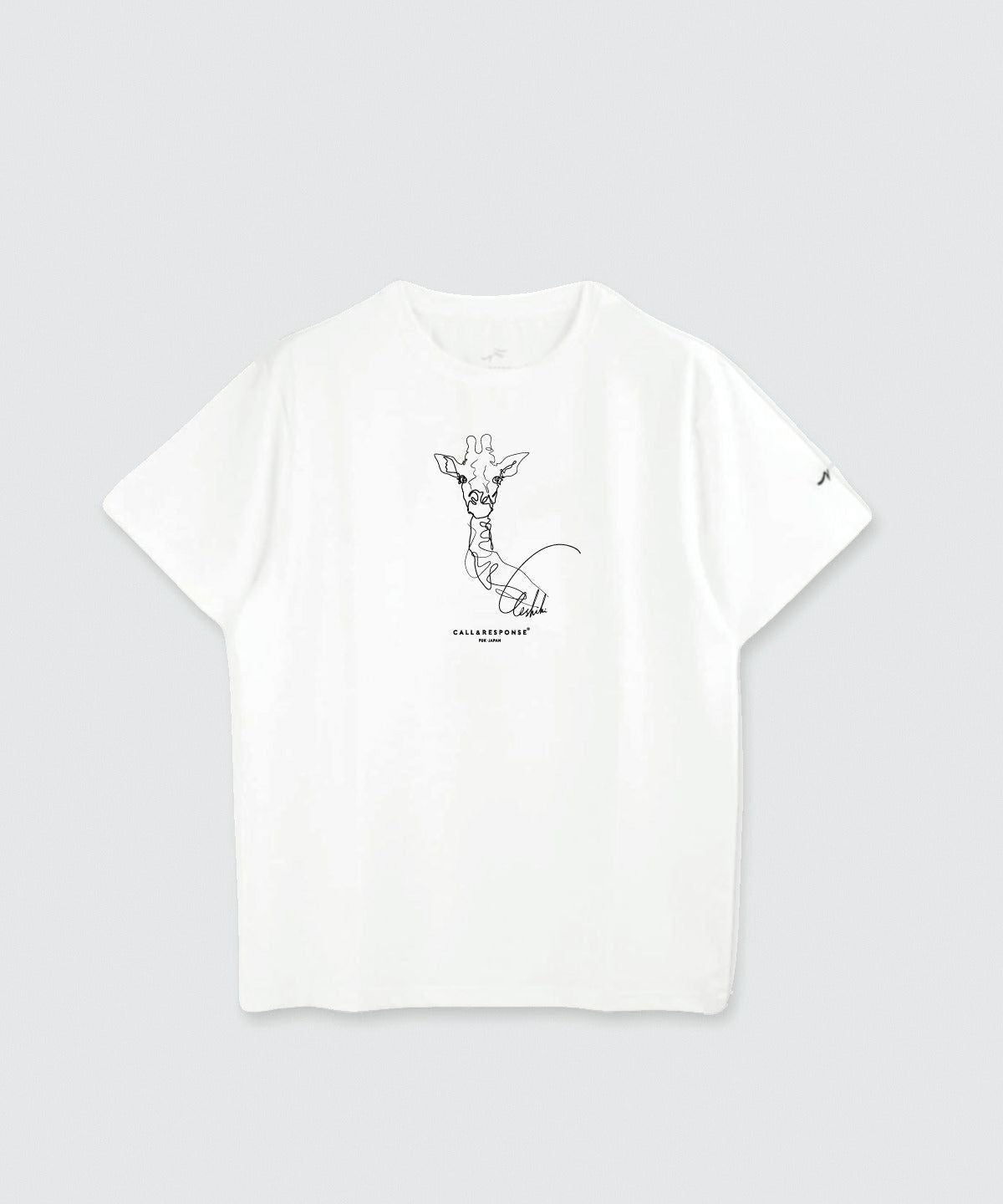 プリント半袖Tシャツ(キリン)