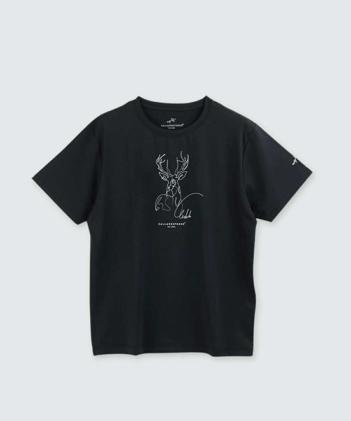 プリント半袖Tシャツ(シカ)