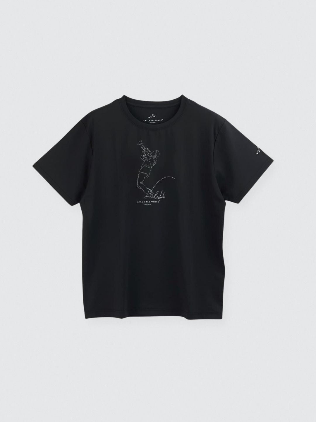 プリント半袖Tシャツ(アート/JAZZトランペット)