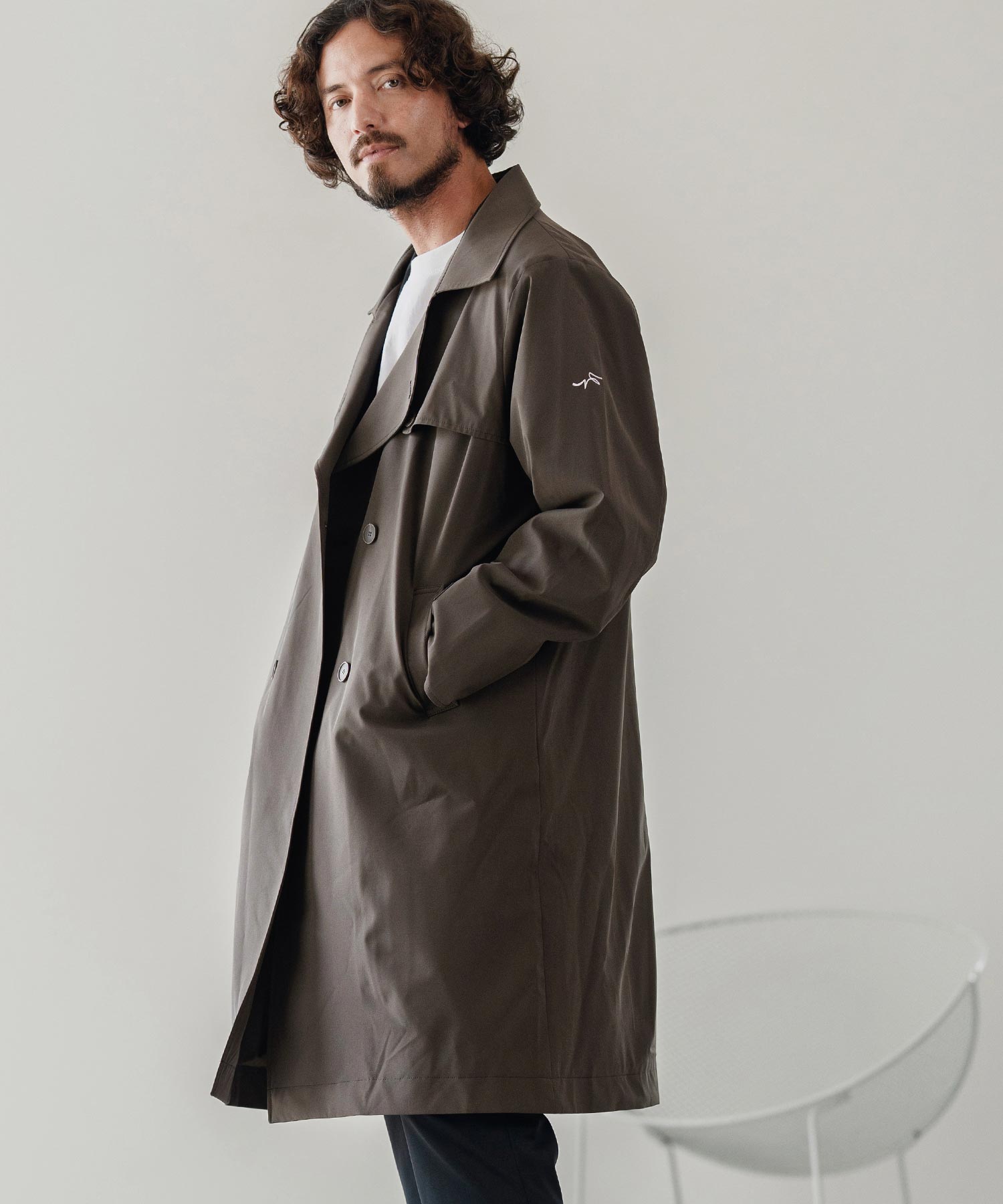 撥水トレンチコート