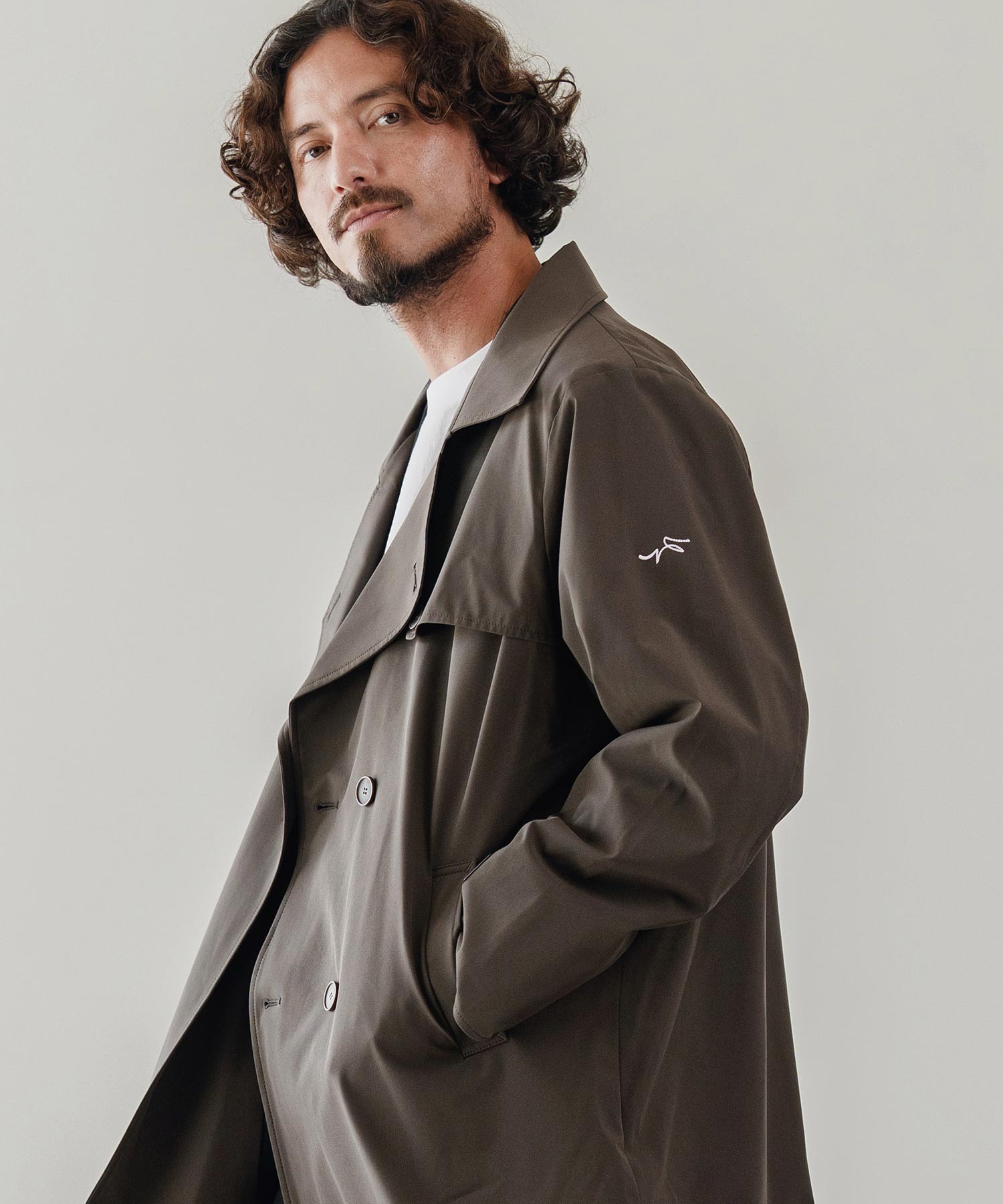 撥水トレンチコート