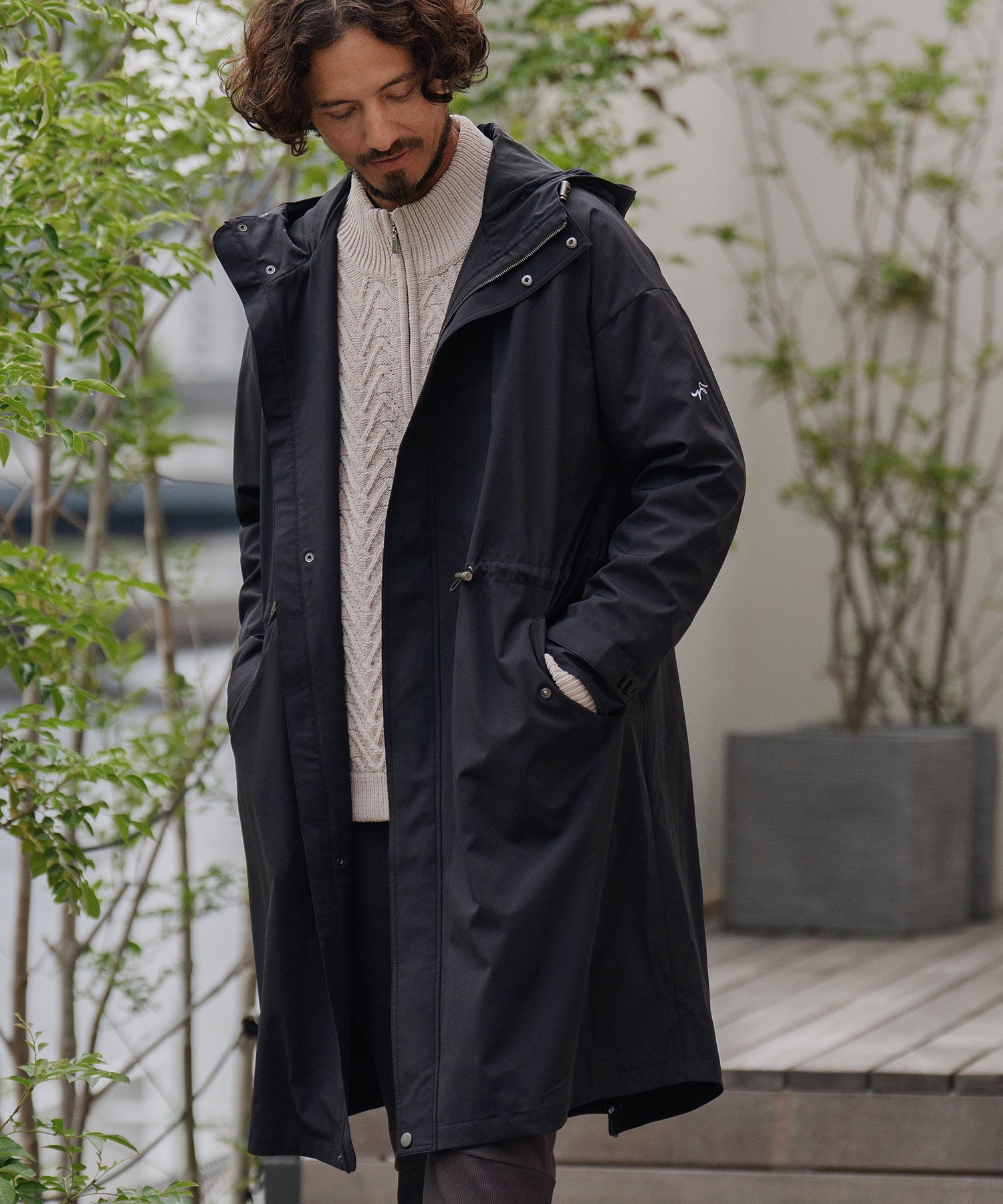 撥水モッズコート