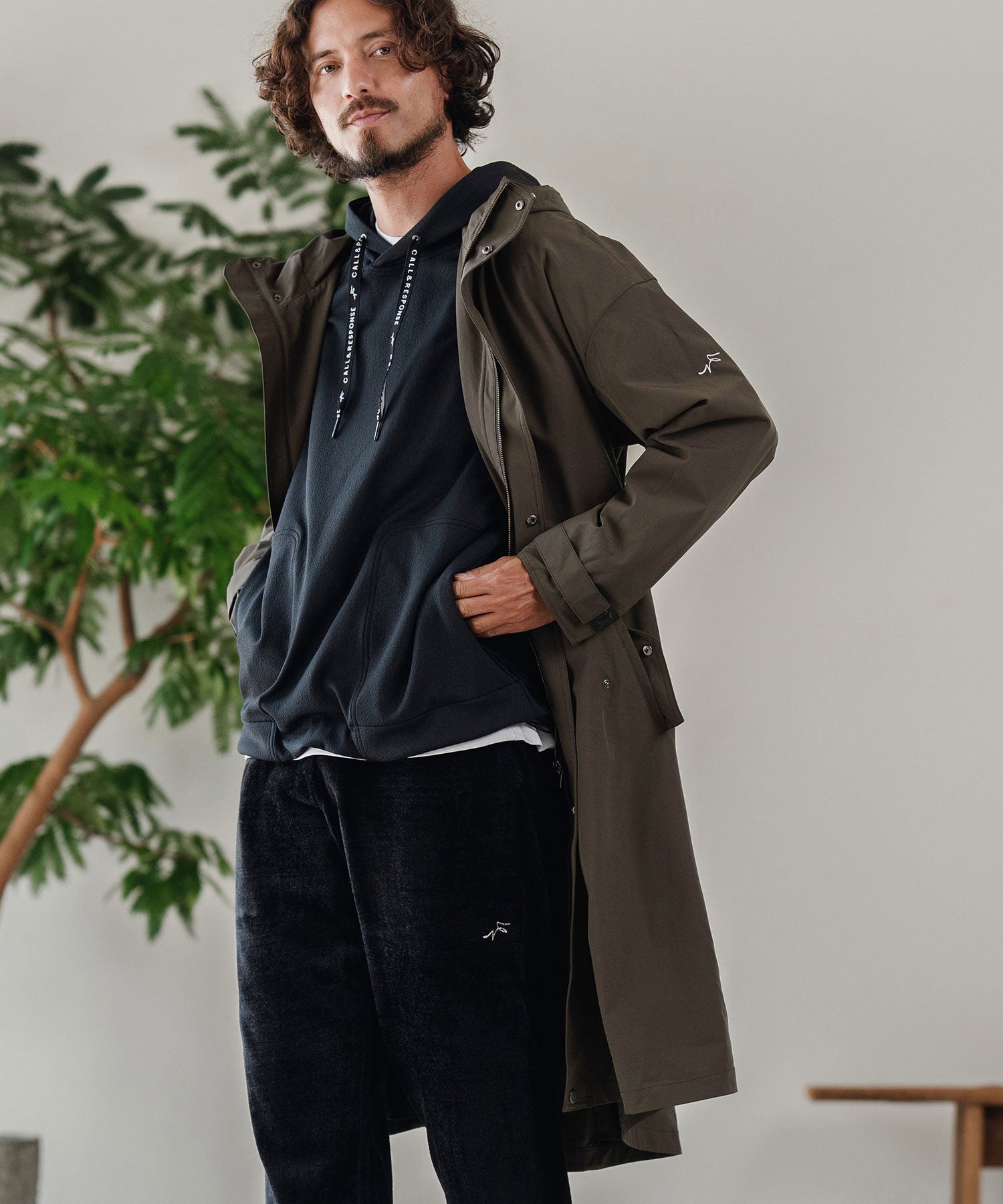 撥水モッズコート