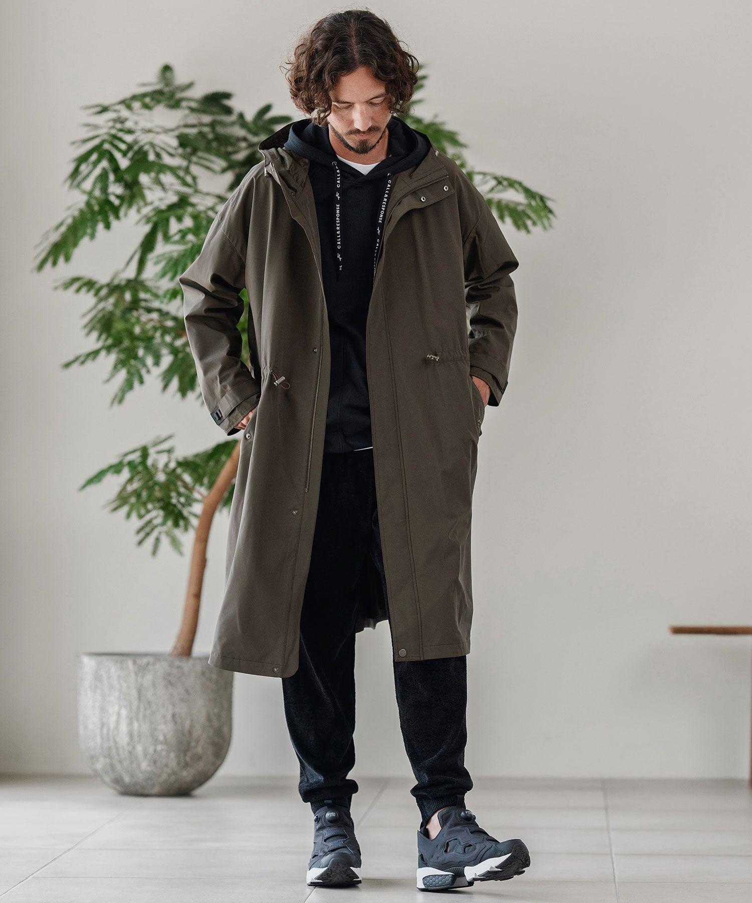 撥水モッズコート