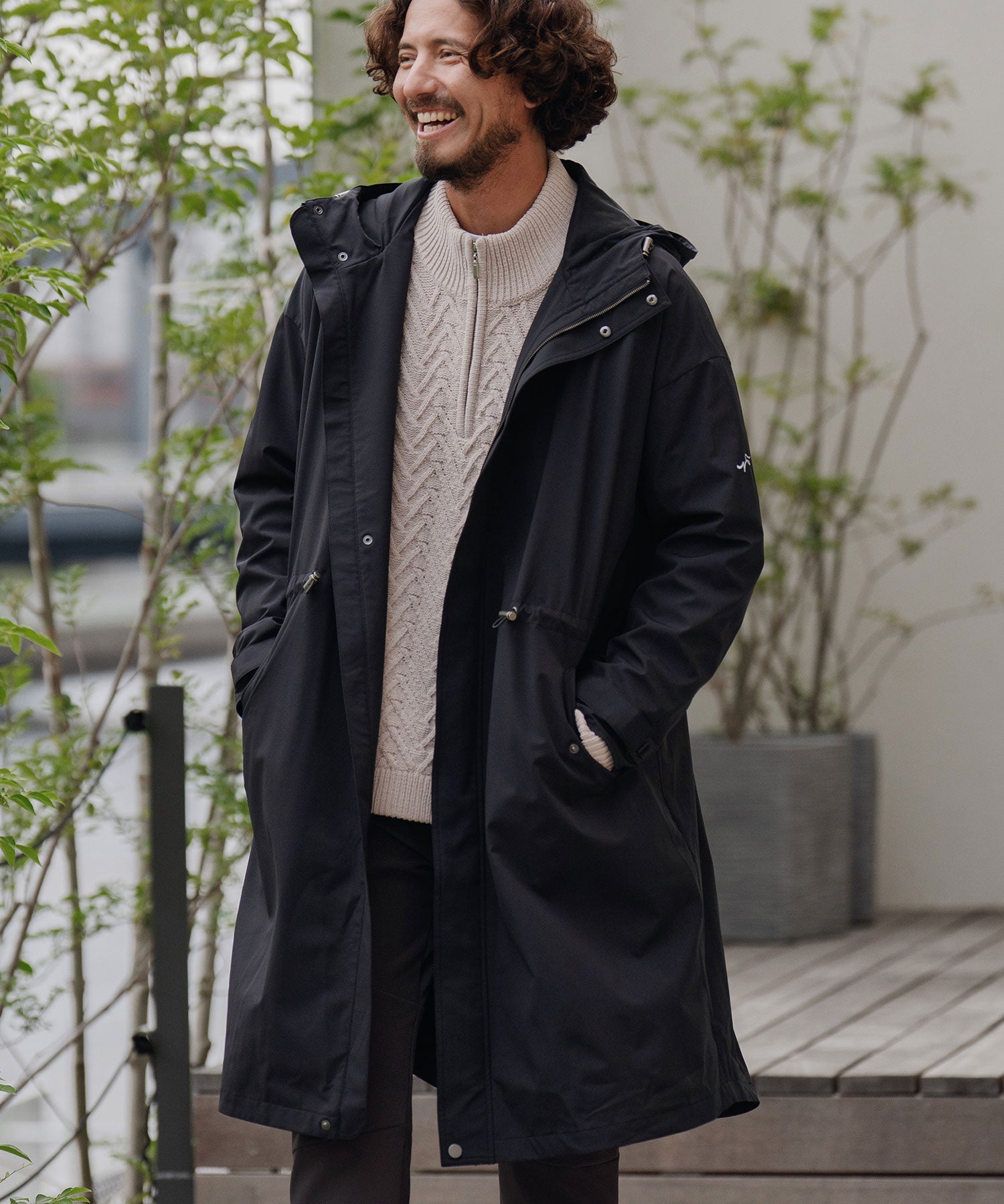 撥水モッズコート