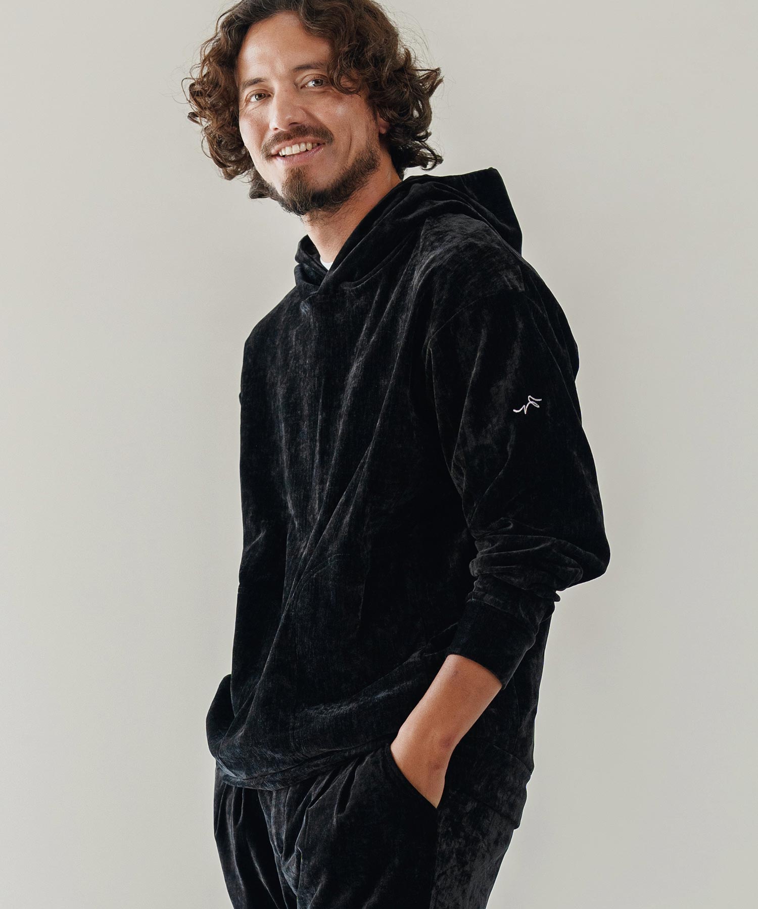 ビンテージベロア/プルパーカー