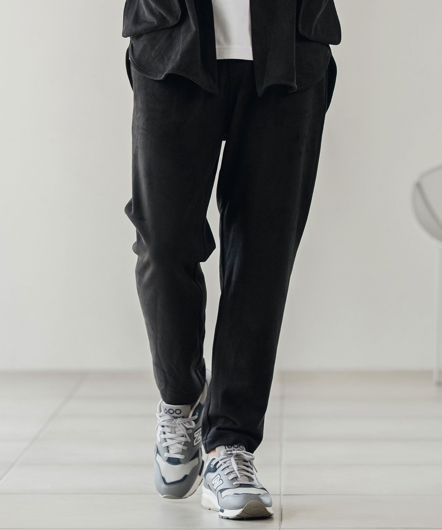 スエードライク/ロングパンツ