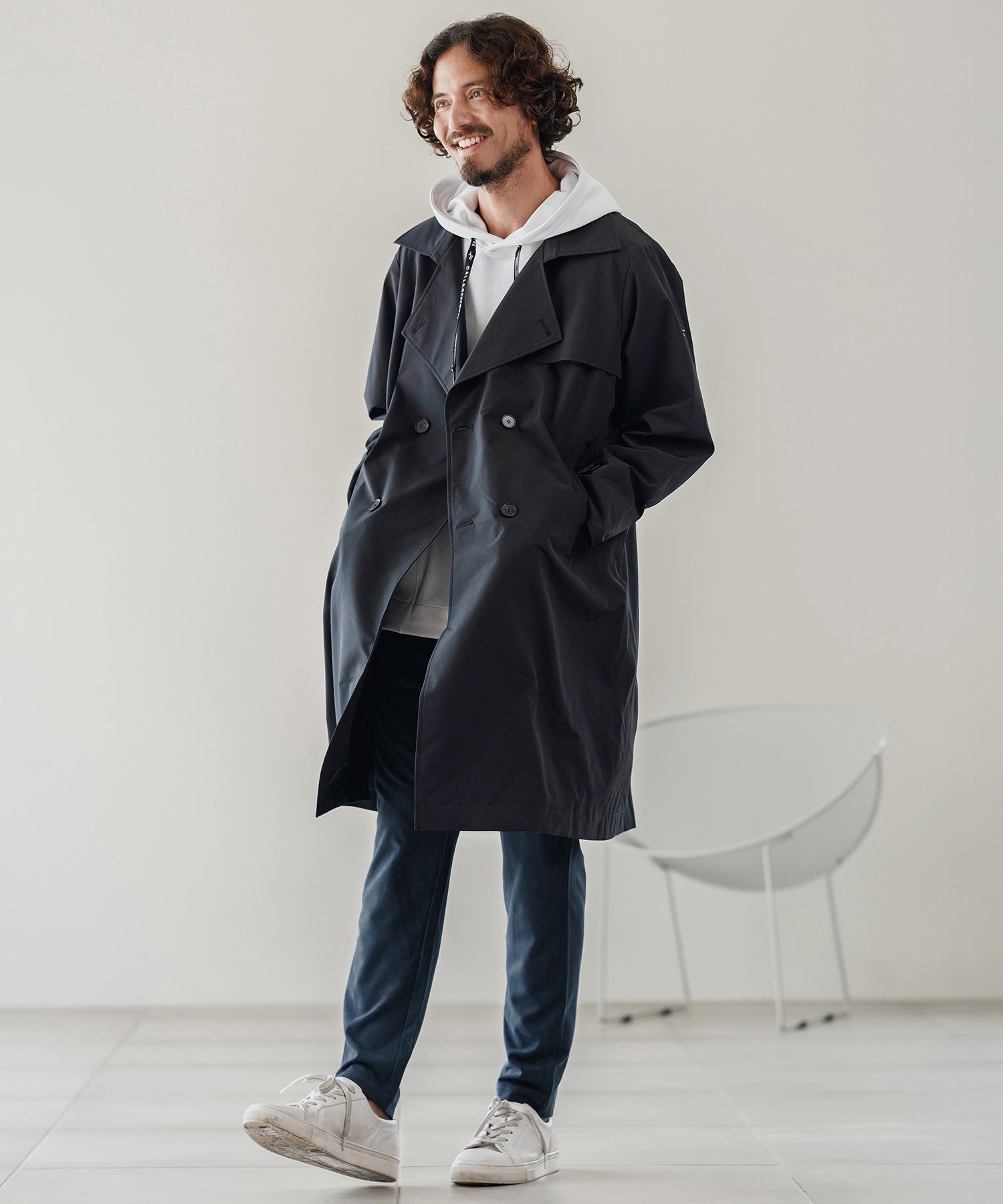 スエードライク/ロングパンツ