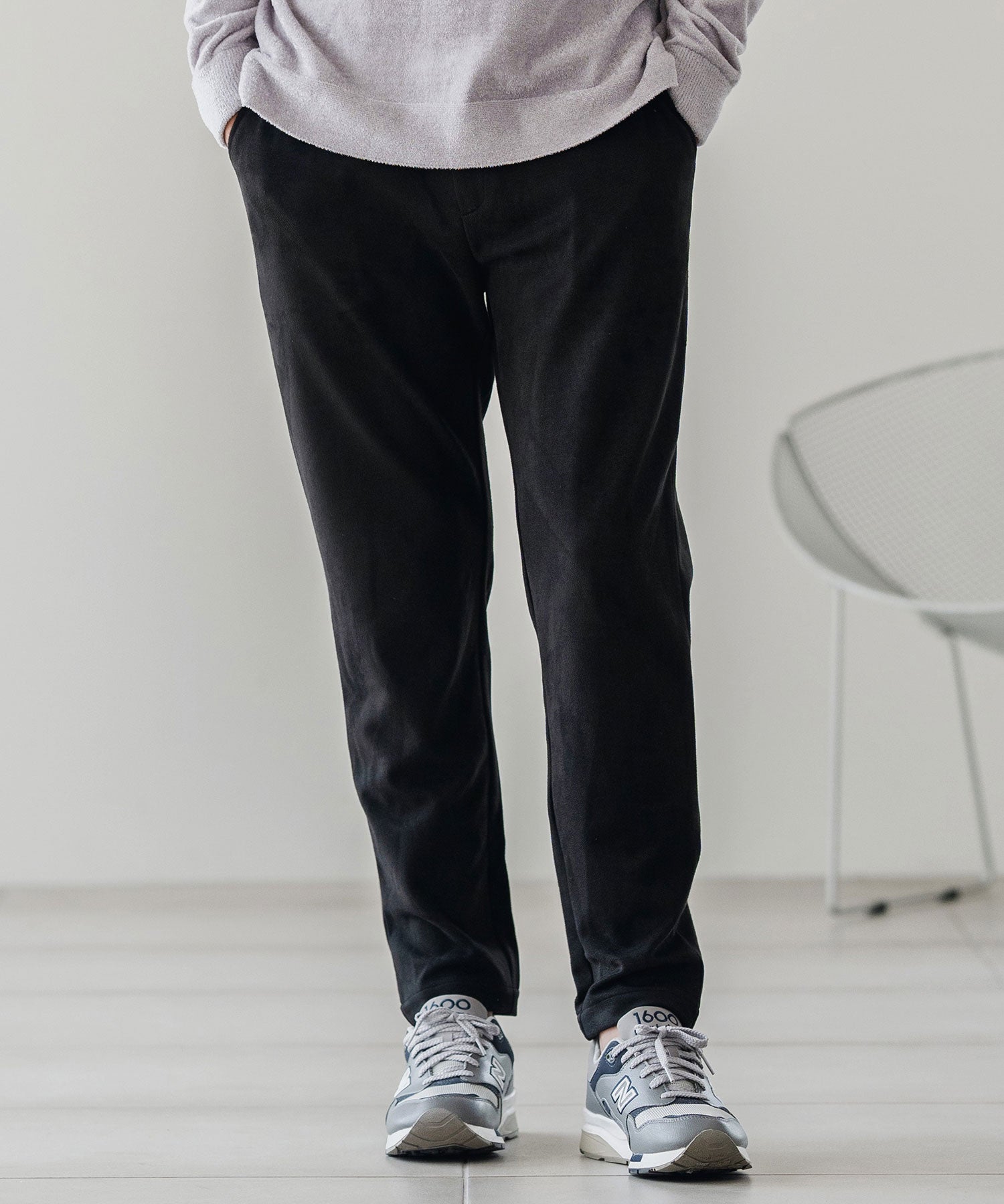 スエードライク/ロングパンツ