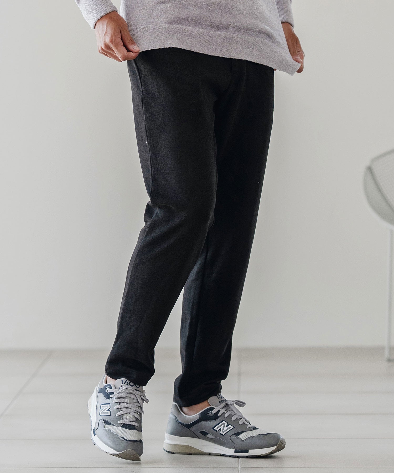 スエードライク/ロングパンツ