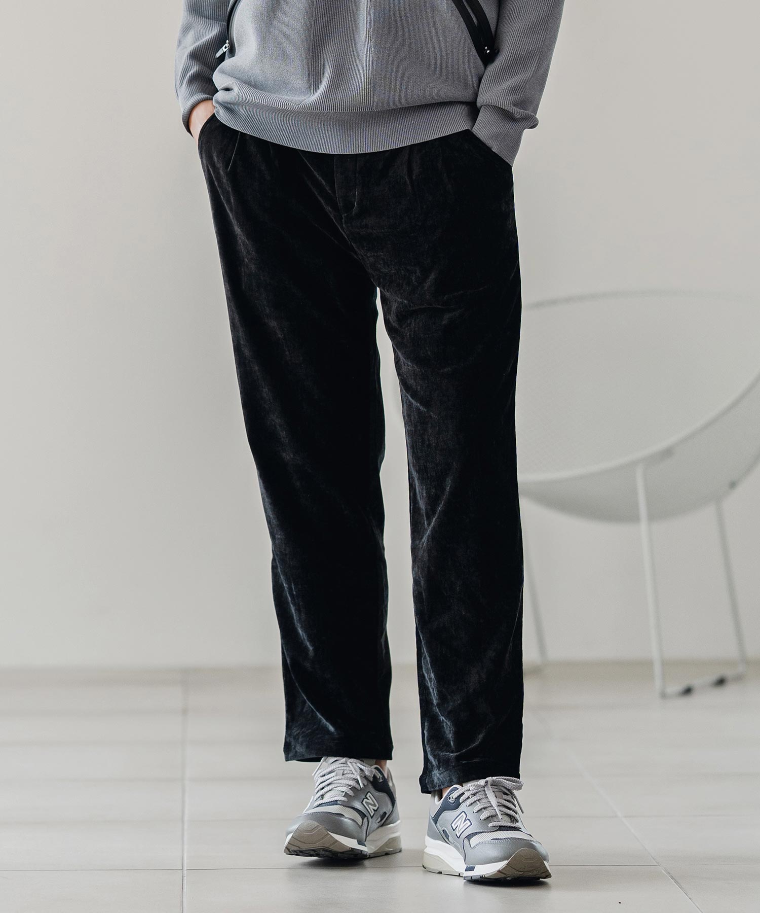 ビンテージベロア/タックパンツ