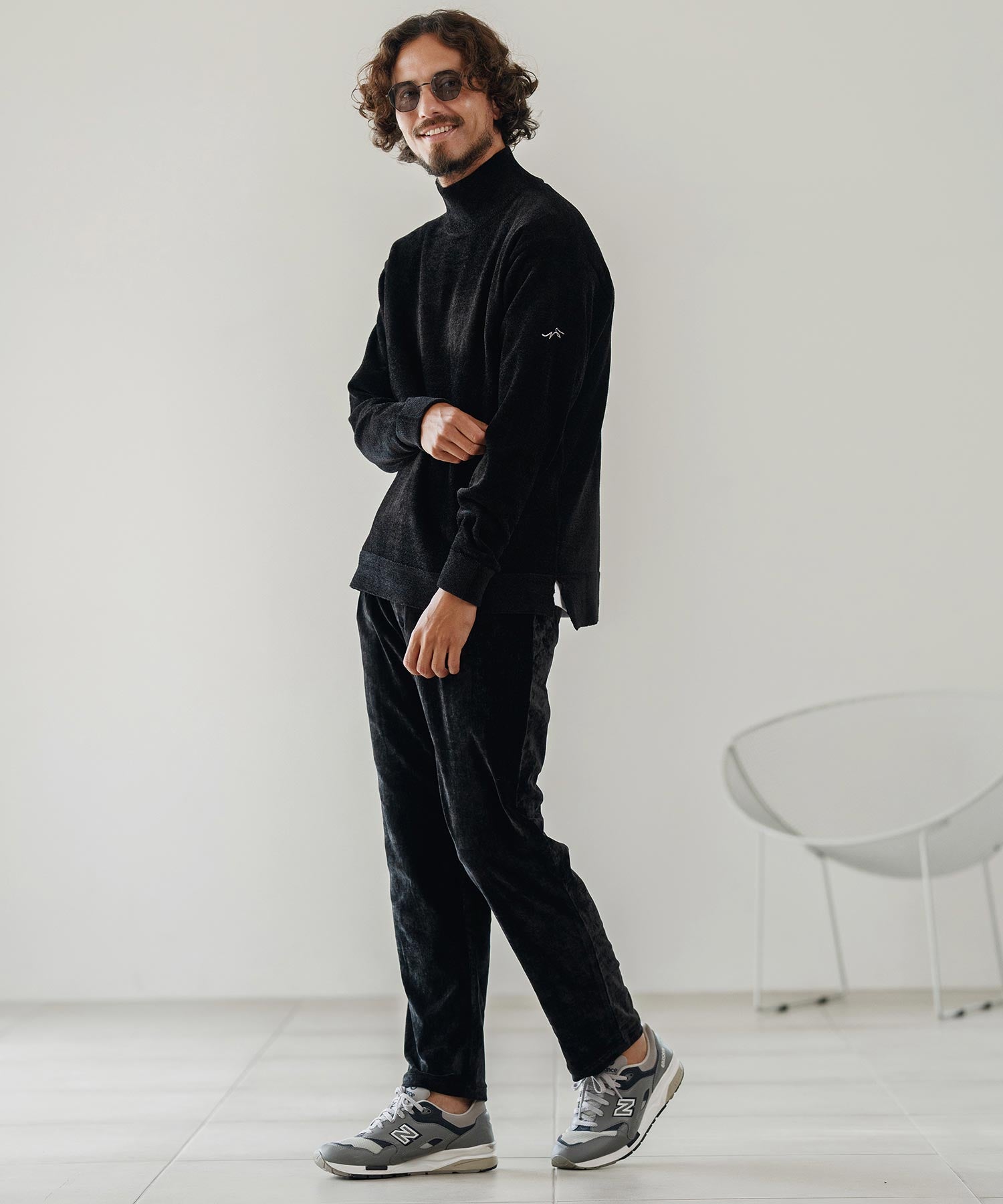 ビンテージベロア/タックパンツ