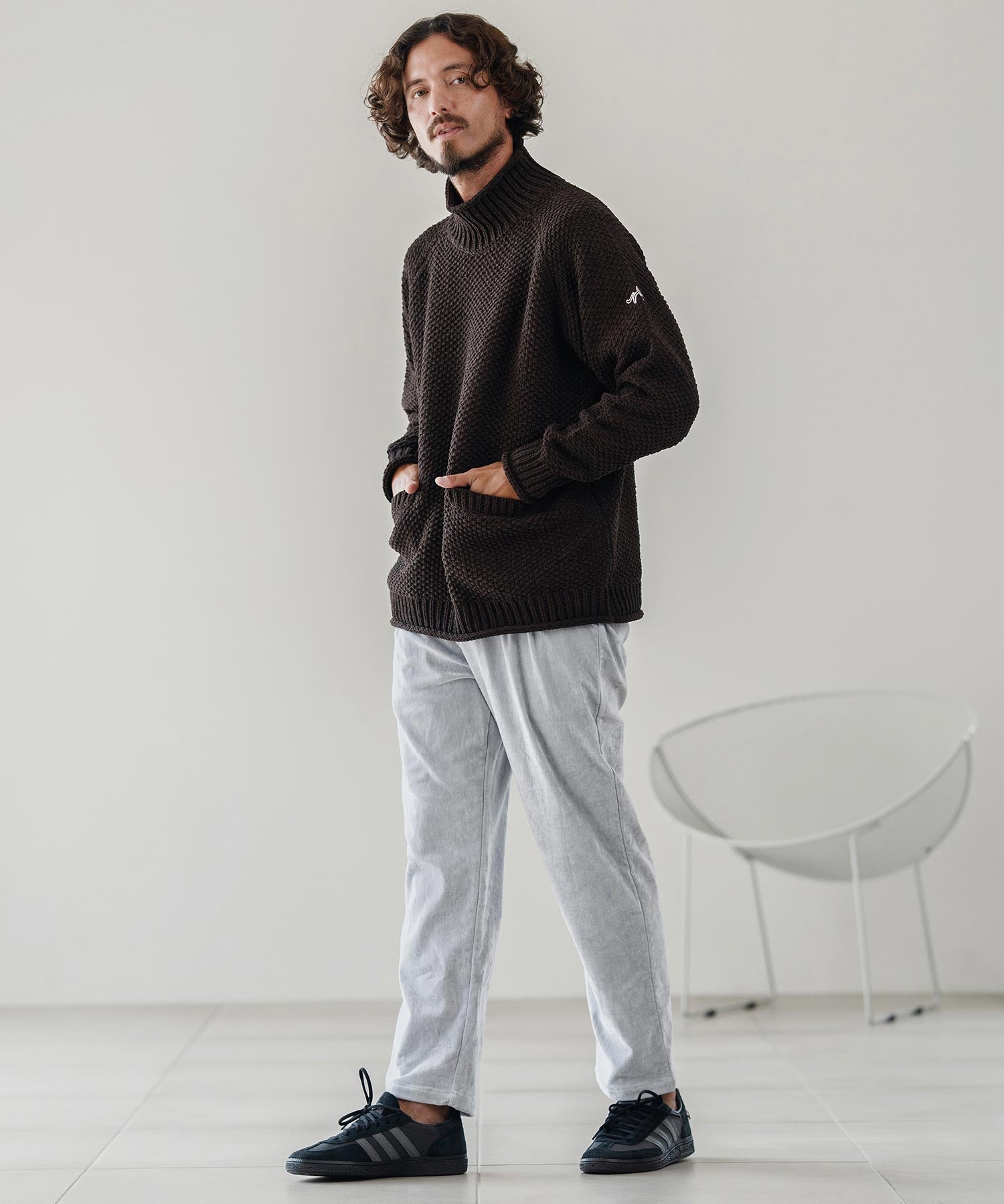 ビンテージベロア/タックパンツ