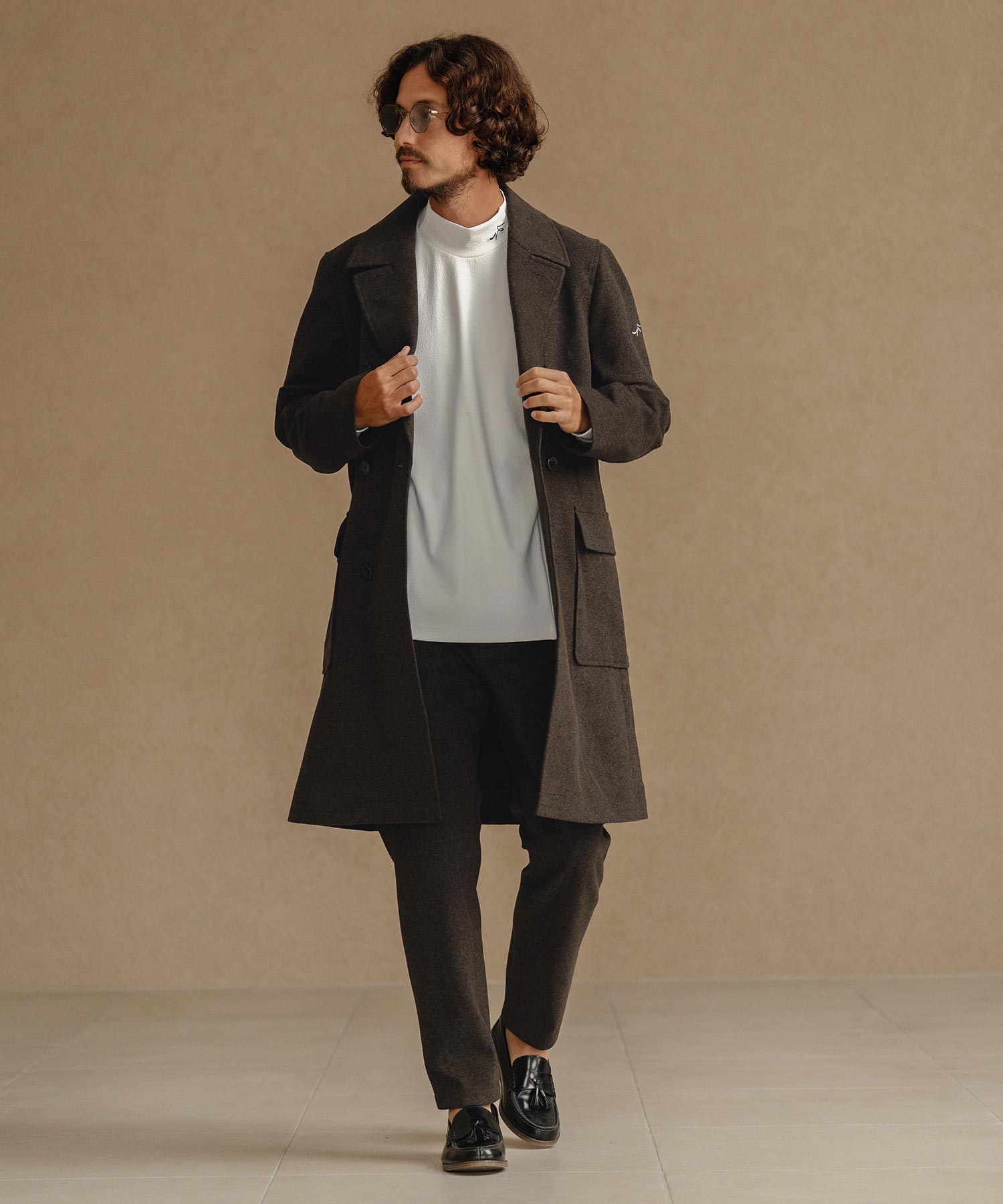 スーパーストレッチ/ロングPコート