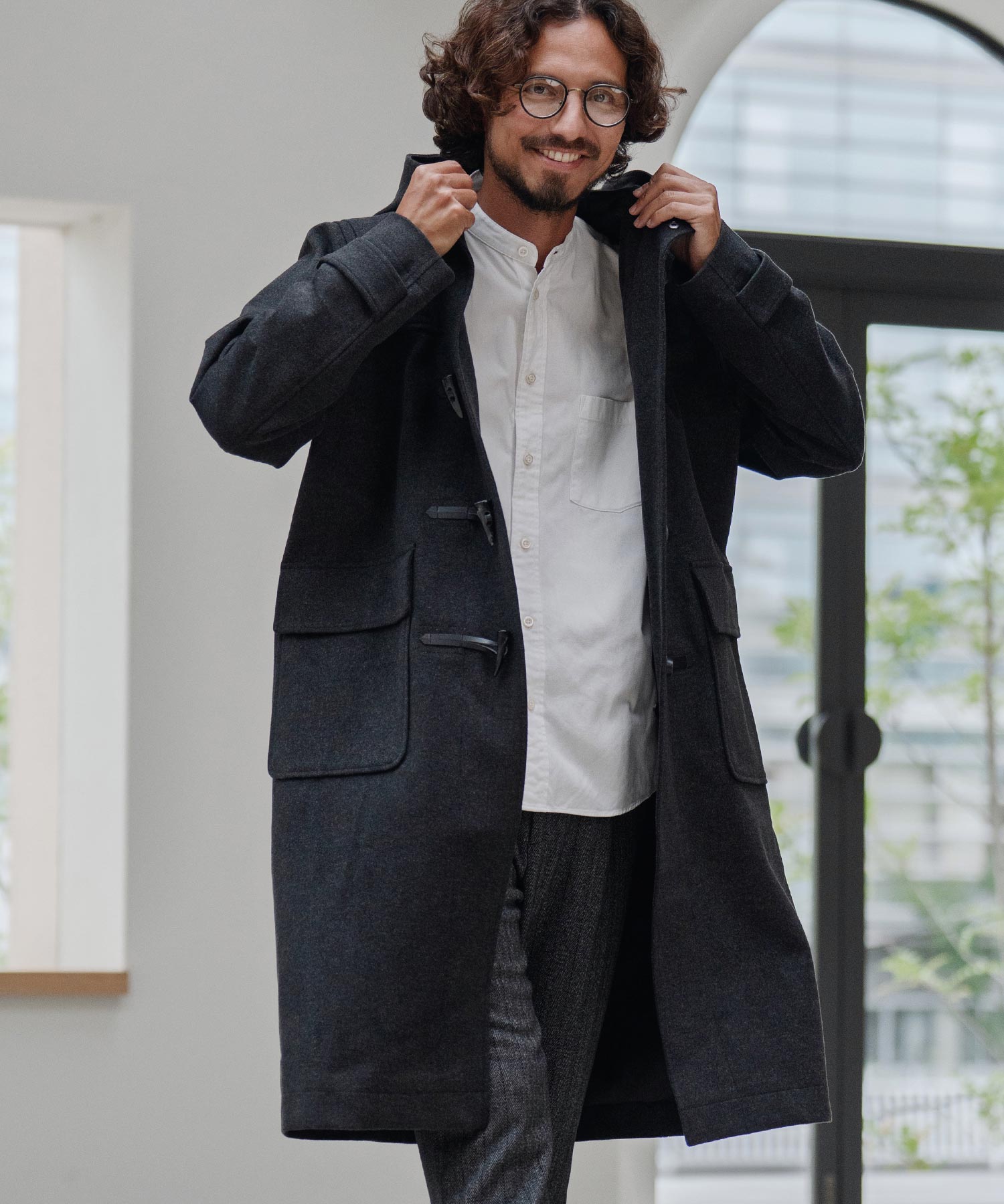 スーパーストレッチ/ダッフルコート