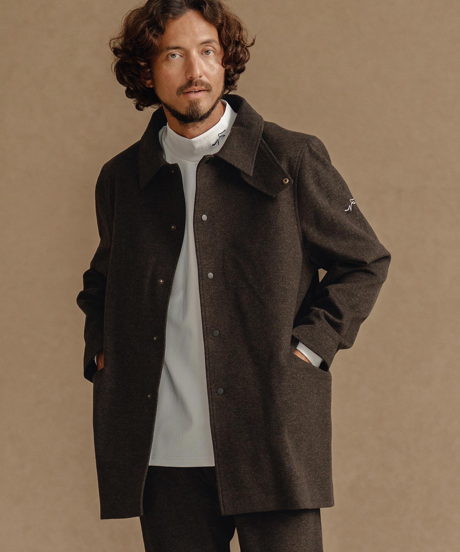 スーパーストレッチ/ステンカラーコート