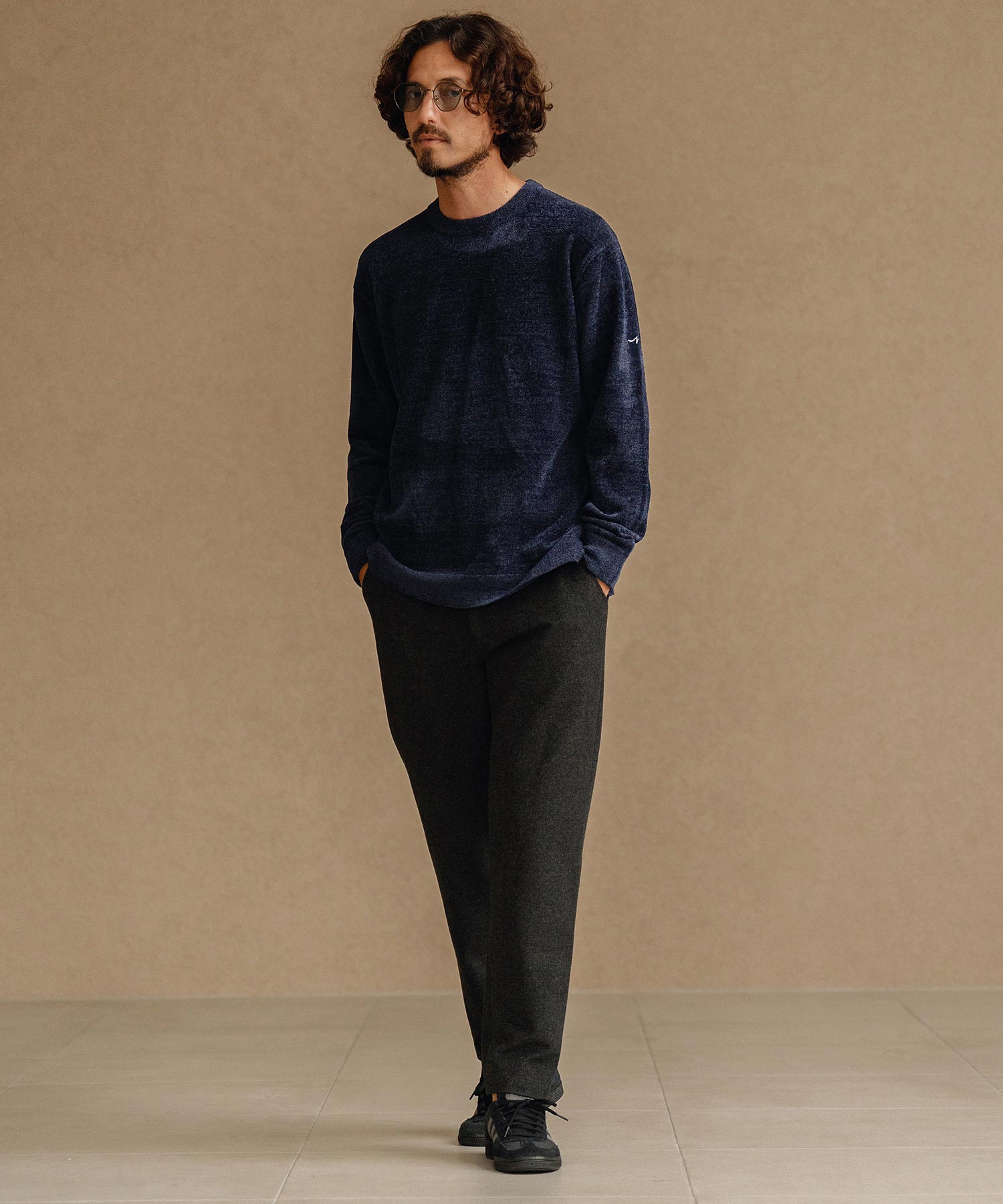 サイセンタク/シャギークルーニット