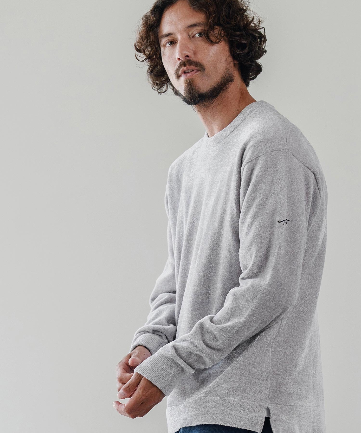 サイセンタク/シャギークルーニット