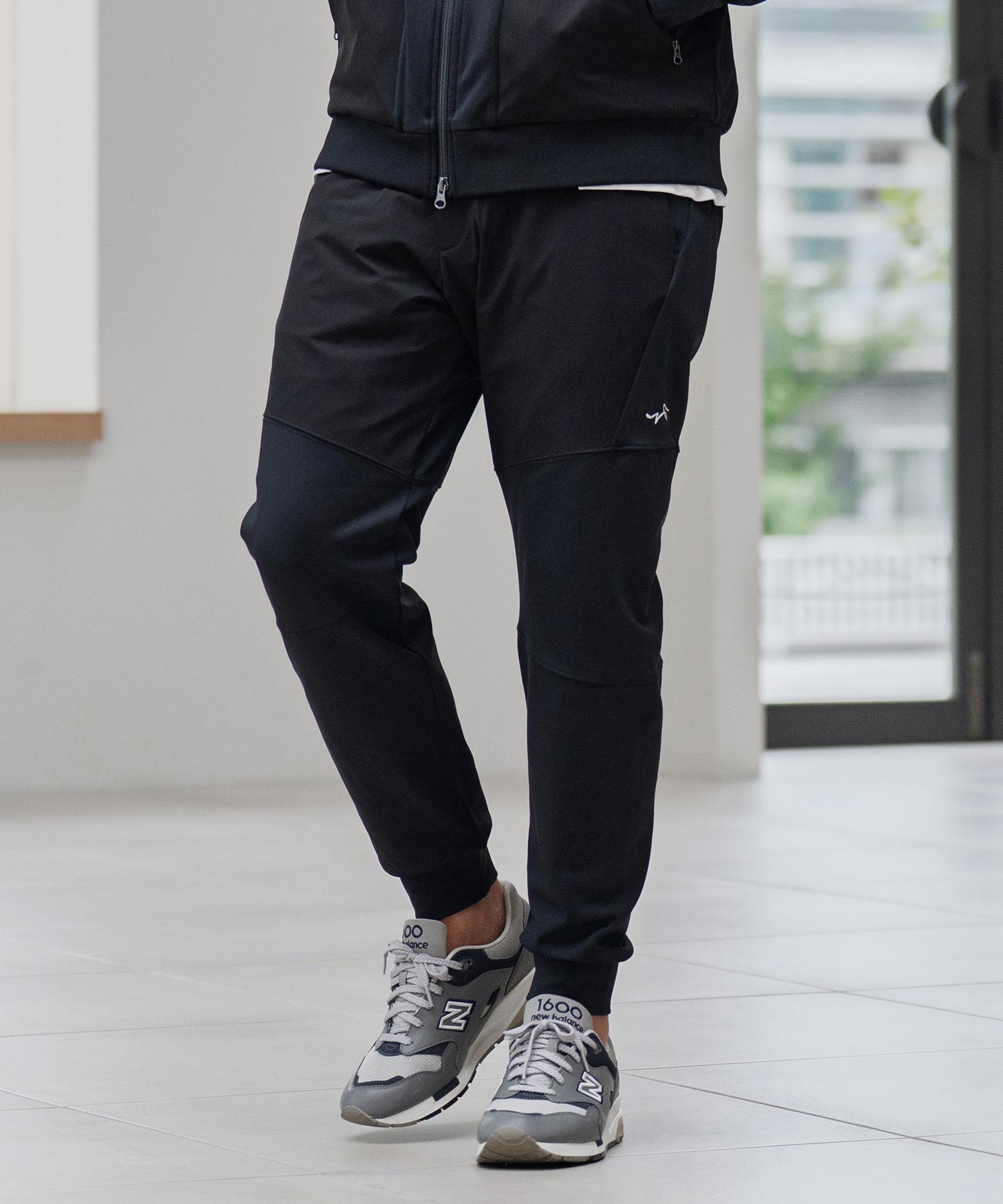 切り替えジョガーパンツ(裏起毛)