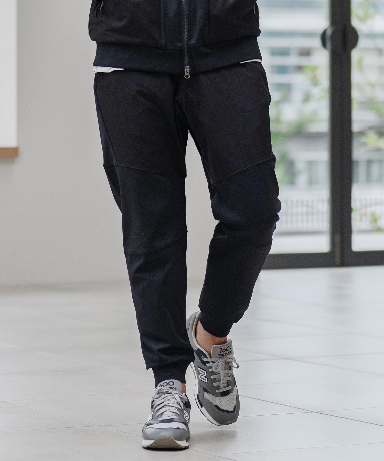 切り替えジョガーパンツ(裏起毛)