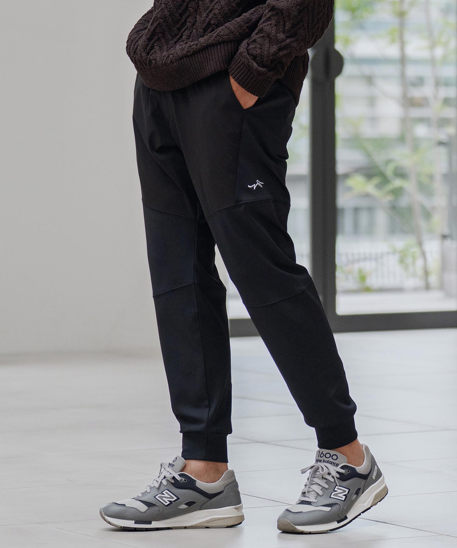 切り替えジョガーパンツ(裏起毛)