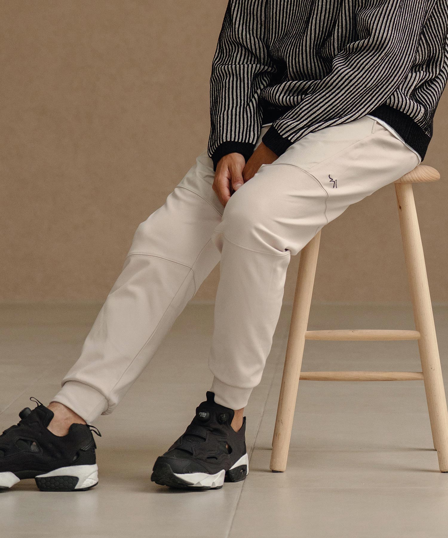 切り替えジョガーパンツ(裏起毛)