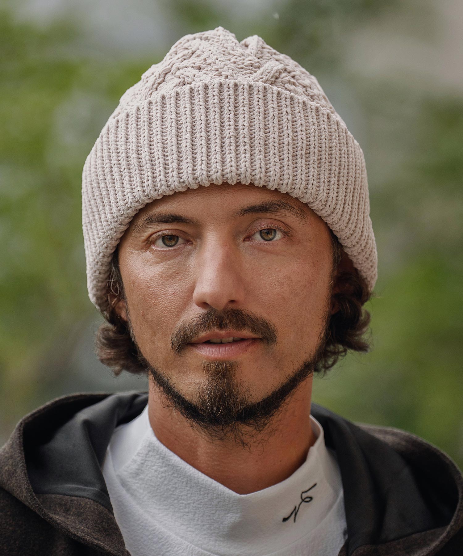 サイセンタク/ニットキャップ(ヘリンボーン)