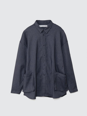 ストレッチデニムシャツジャケット