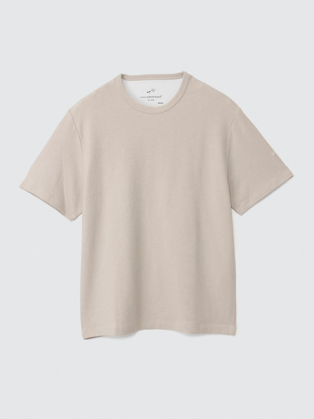 メランジクルー半袖Tシャツ