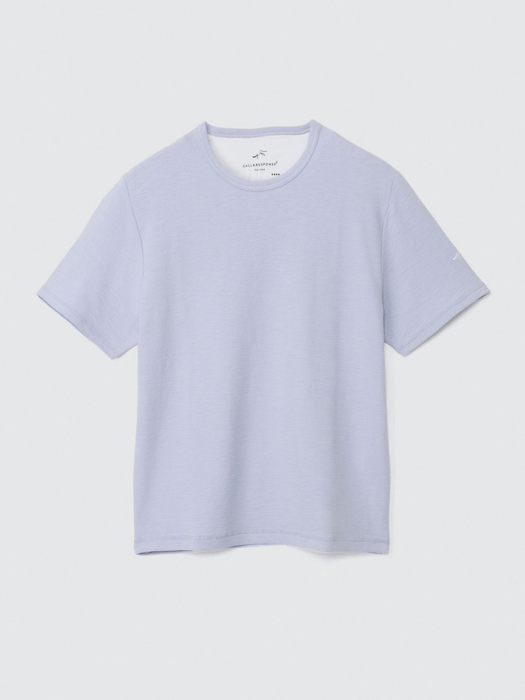 メランジクルー半袖Tシャツ
