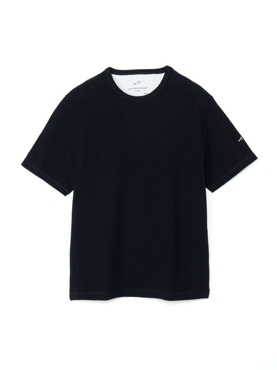 メランジクルー半袖Tシャツ