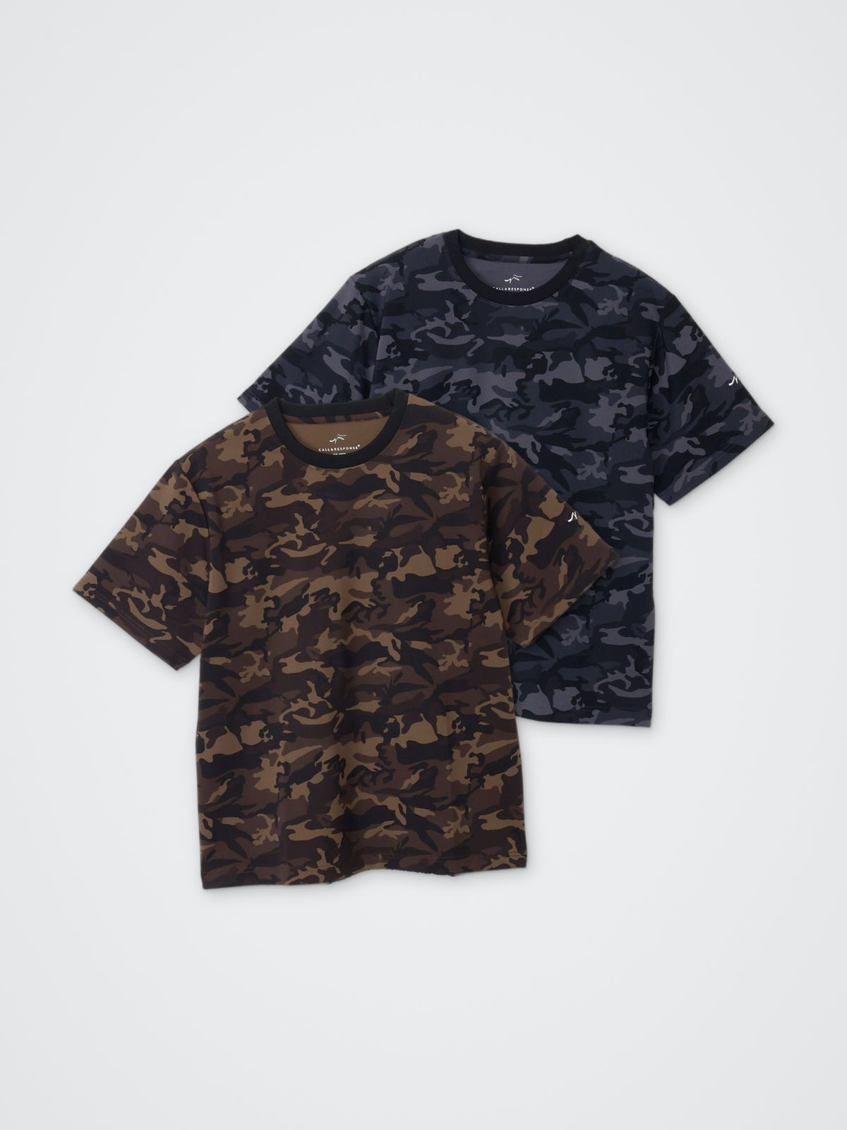 半袖Tシャツ(カモフラ) カラー展開(BLACK・KHAKI)