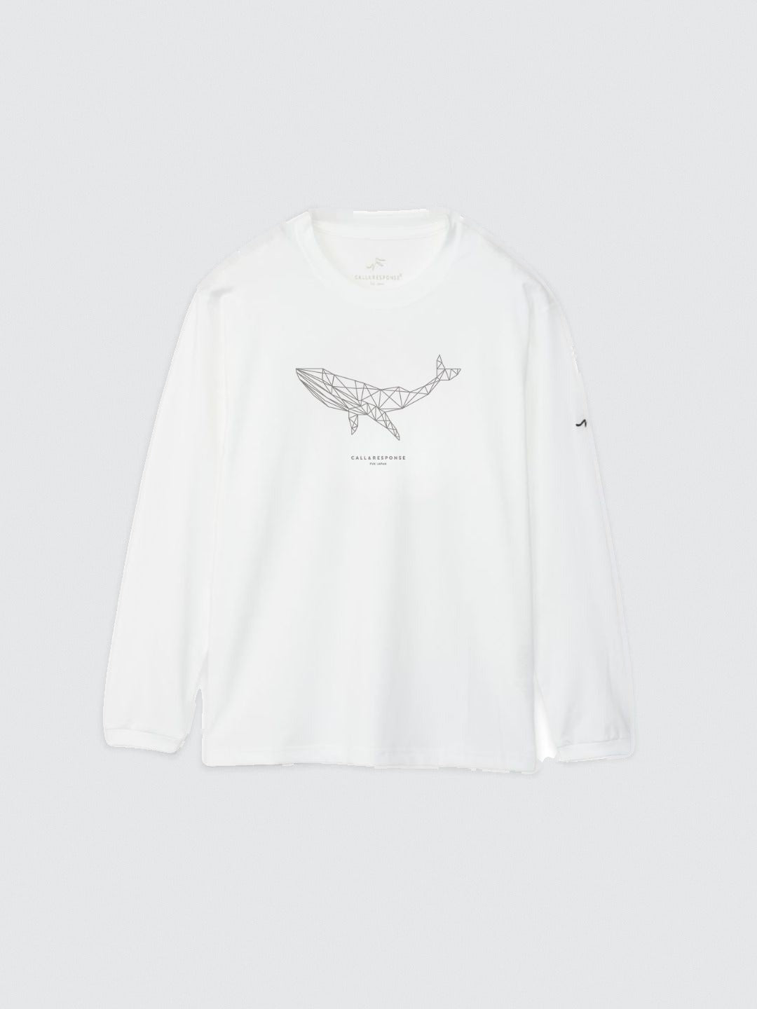 プリント長袖Tシャツ(ジオメトリック/クジラ)