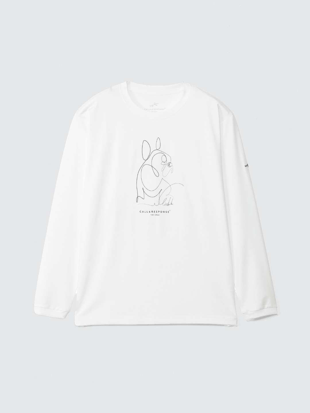 プリント長袖Tシャツ(フレンチブル)