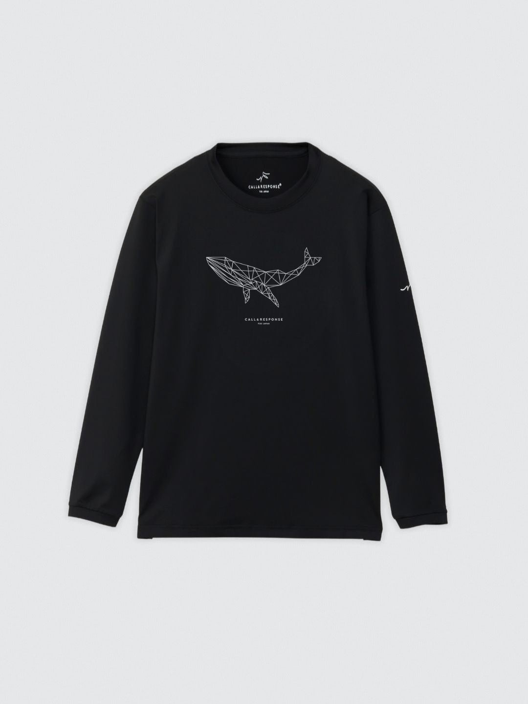プリント長袖Tシャツ(ジオメトリック/クジラ)