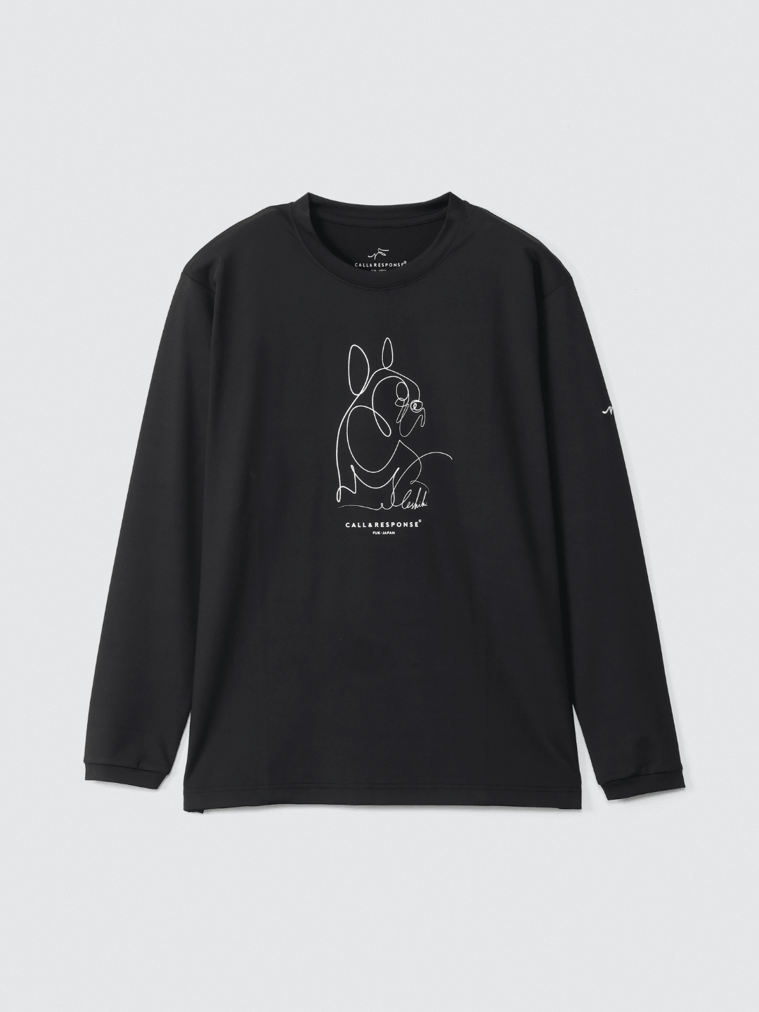 プリント長袖Tシャツ(フレンチブル)