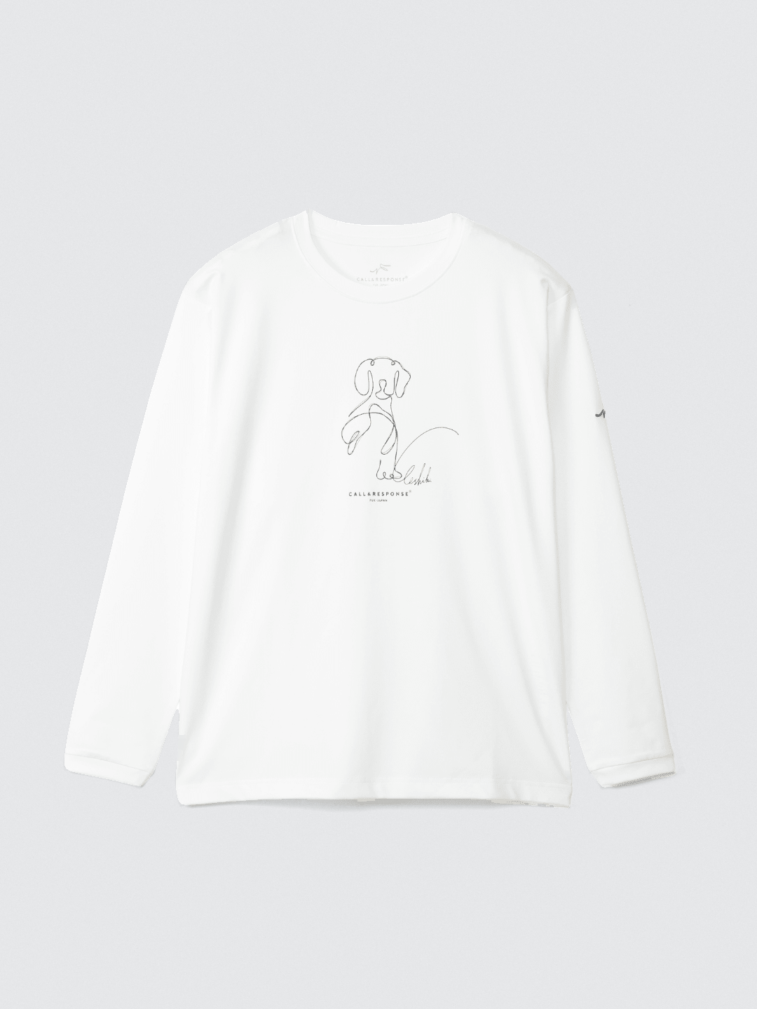 プリント長袖Tシャツ(ラクガキドッグ)