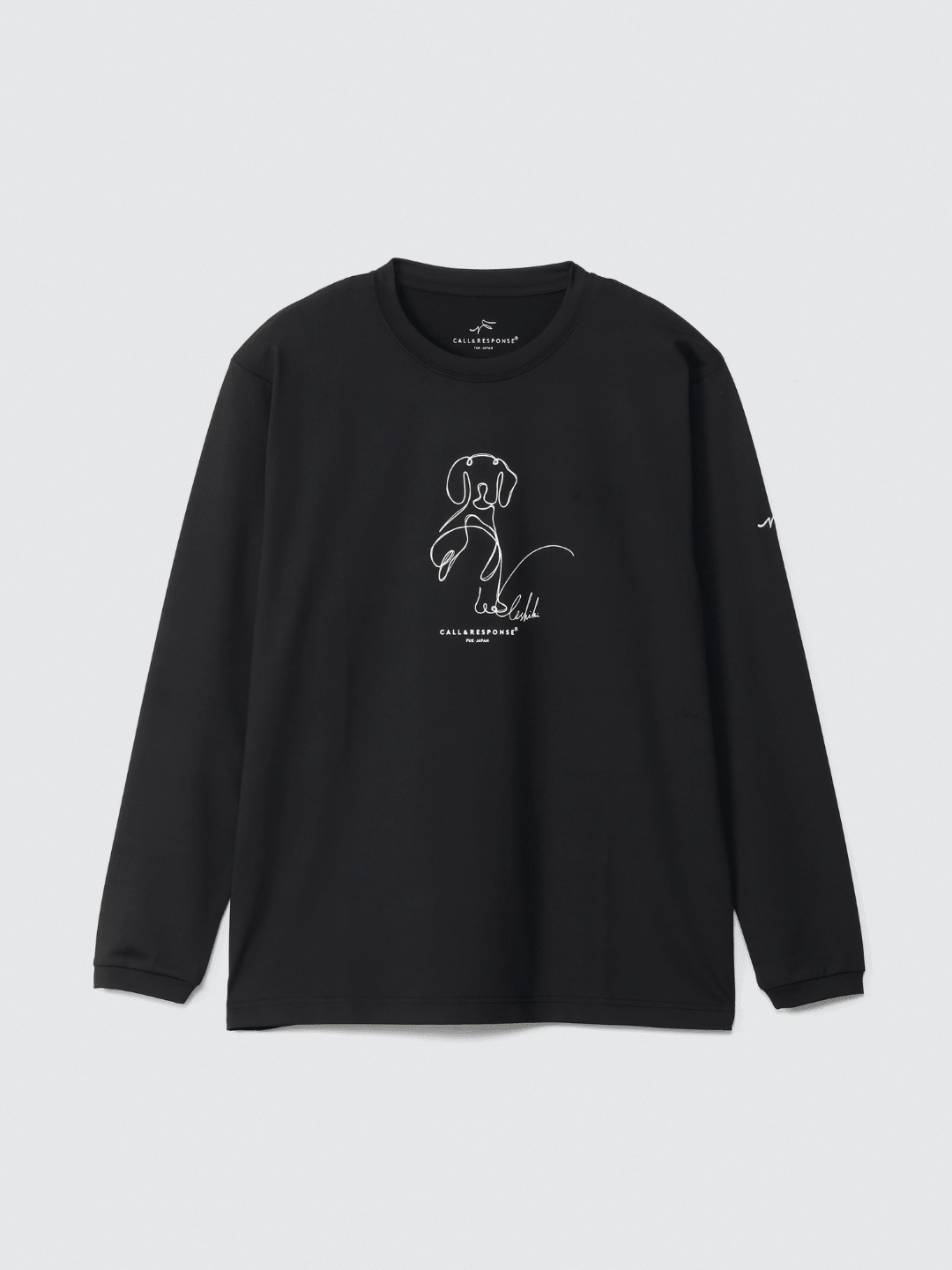 プリント長袖Tシャツ(ラクガキドッグ)