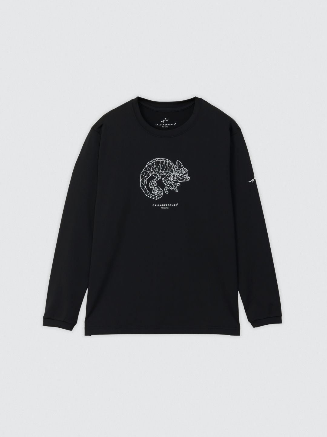 プリント長袖Tシャツ(カメレオン)