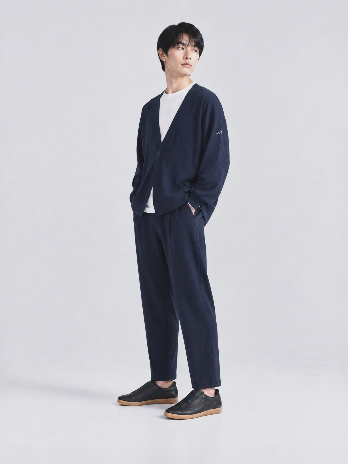 TOBIKIRI STRIPE/タックパンツ
