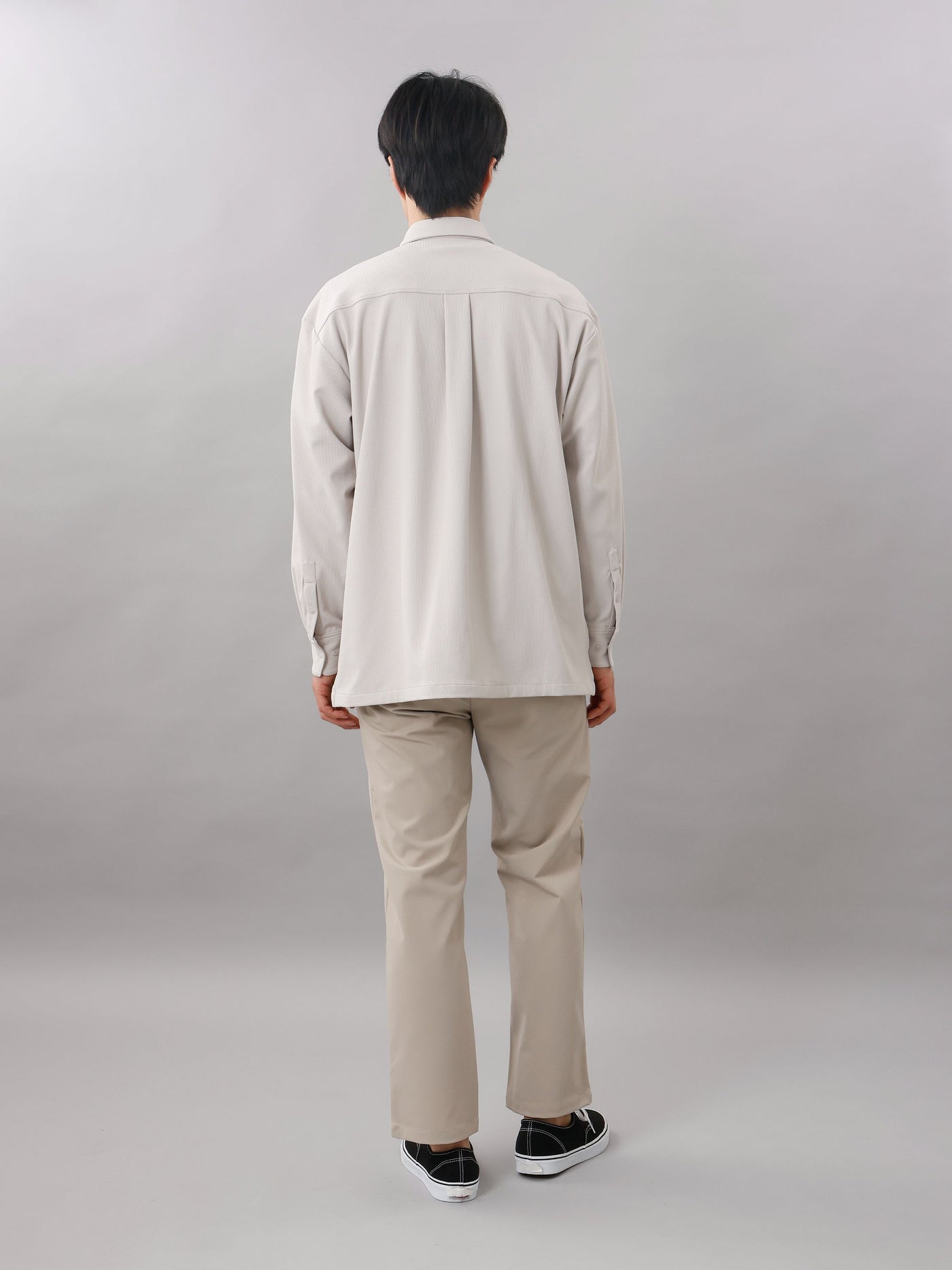 TOBIKIRI STRIPE/長袖比翼シャツ
