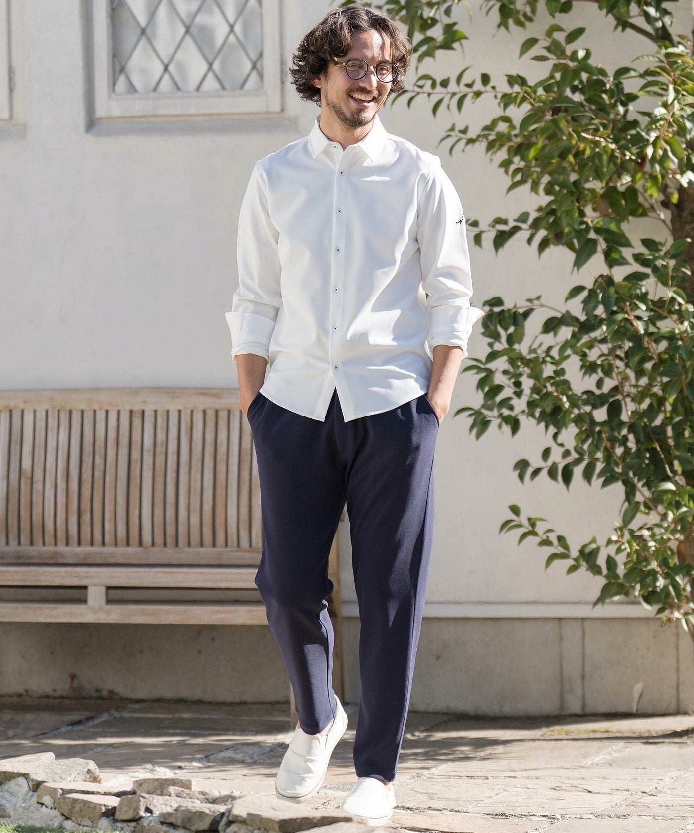 ほぼジャージ/テーパードパンツ