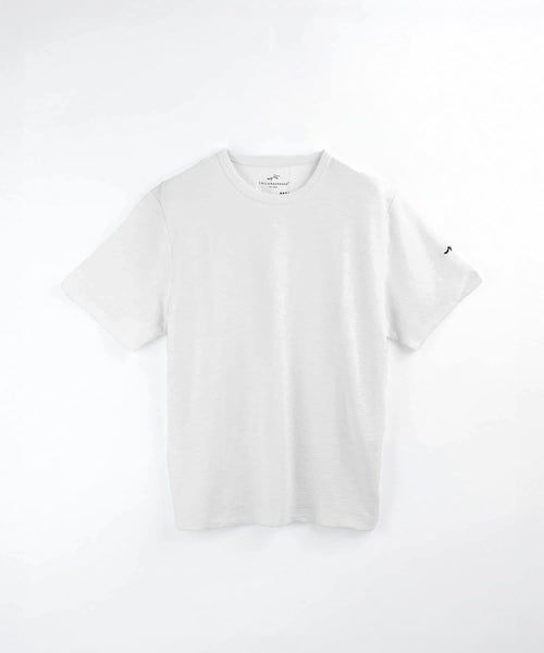 メランジ/クルーネック半袖Tシャツ